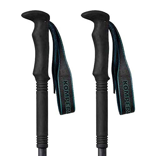 Komperdell Carbon C3 Pro Compact P-Lock Trekking Poles 1-Pair w/Straps & Baskets