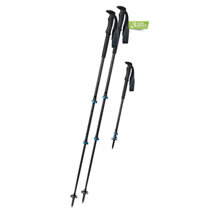 Komperdell Carbon C3 Pro Power Lock Trekking Poles 1-Pair w/Straps & Baskets