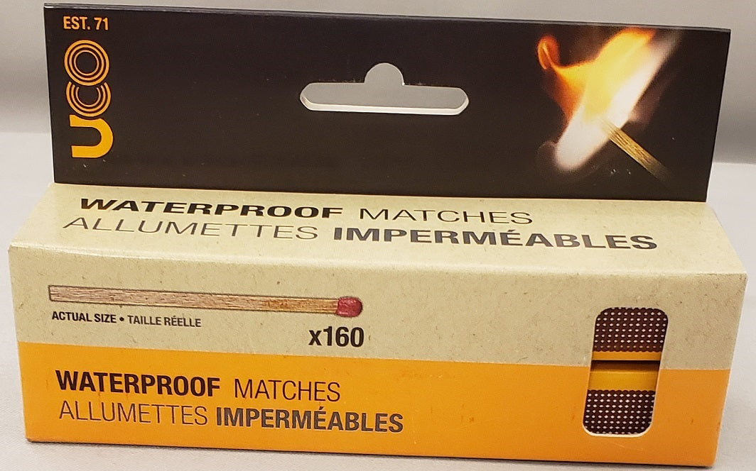 New UCO Waterproof Safety Matches MT-WAT-4PK