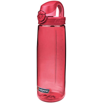 Nalgene Sustain OTF On-The-Fly 24 oz Bottle Petal Red w/Beet Red Cap