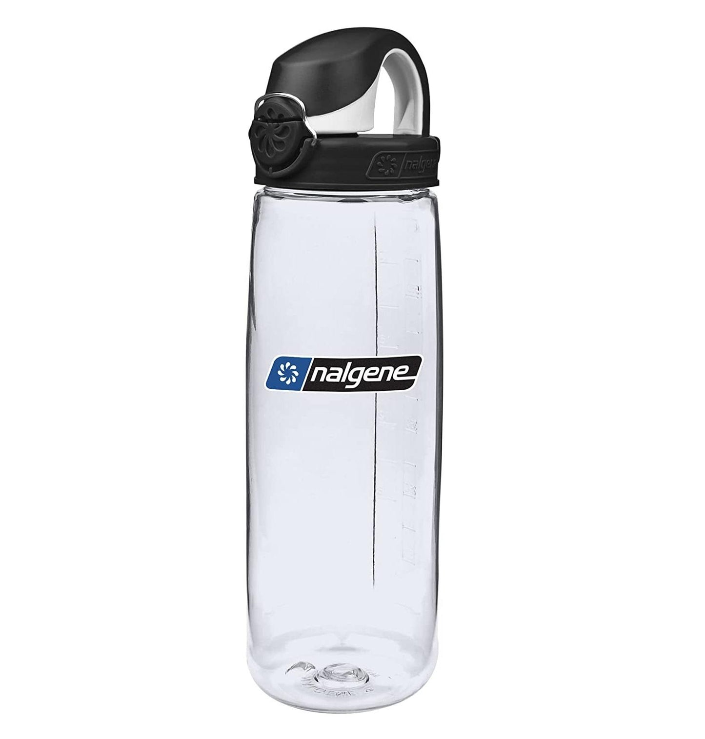 Nalgene Sustain OTF On-The-Fly 24 oz Bottle Clear w/Black Cap