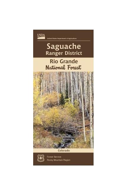 Colorado - Rio Grande National Forest Saguache Ranger District USDA Forest Service Map 360083