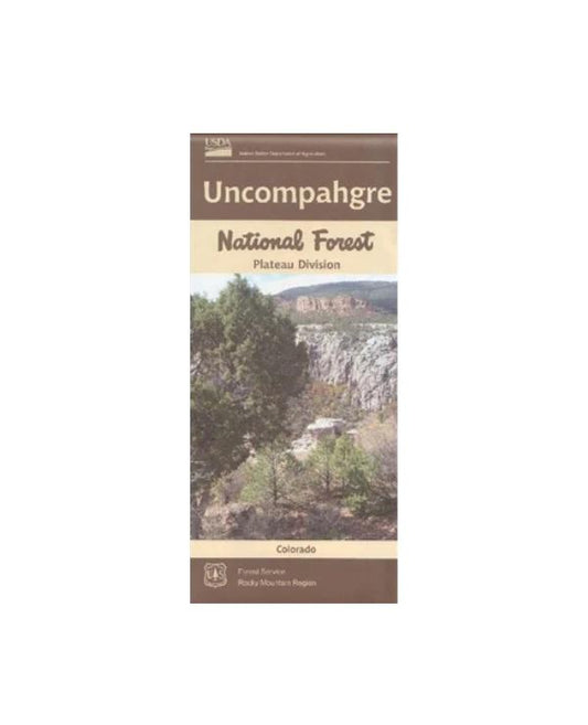 Colorado - Uncompahgre National Forest Plateau Division USDA Forest Service Map 206558