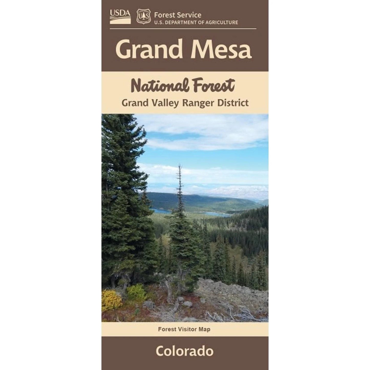 Colorado - Grand Mesa National Forest Grand Valley Ranger District USDA Forest Service Map 111652