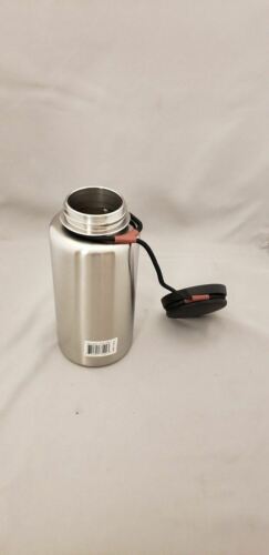 Nalgene Stainless Steel Standard Wide Mouth 38oz Bottle w/Black Cap - BPA Free