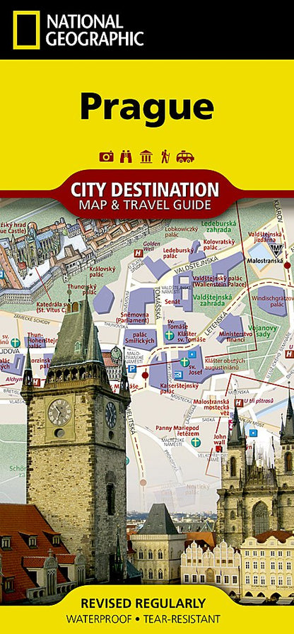 National Geographic City Destination Map Prague Czech Republic DC01020353