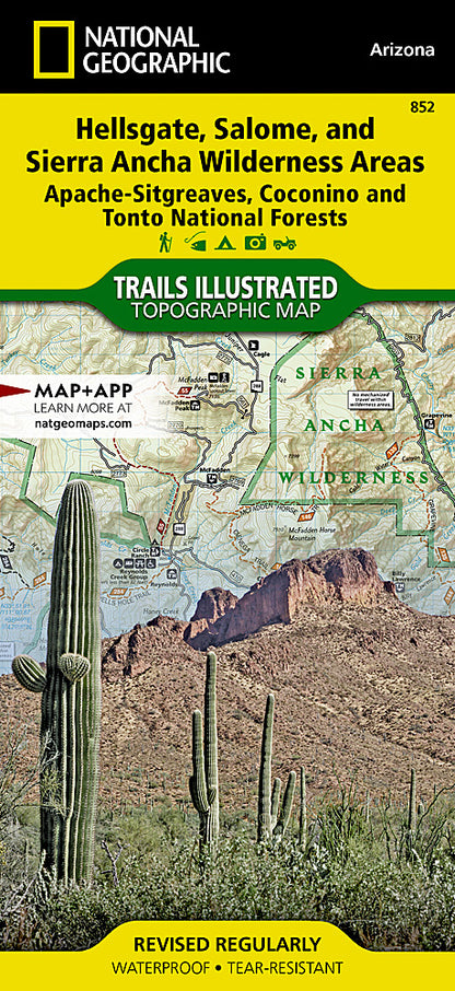 National Geographic AZ Tonto National Forest Map Pack TI01020511B