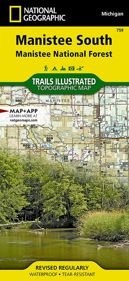 National Geographic Huron-Manistee Nat Forest Map Pack Bundle TI01021240B