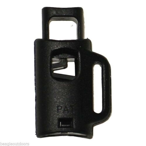 Equinox Coffee Cup Cord Locks 2-Pack for Jackets Backpacks Drawstring Pop Lock