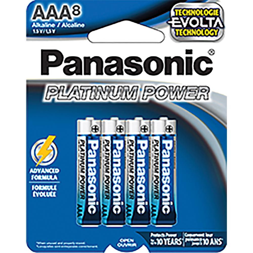 Panasonic Evolta Platinum Power AAA 8-Pack