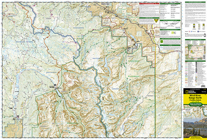 National Geographic Wind River Range Map Pack Bundle TI01021281B