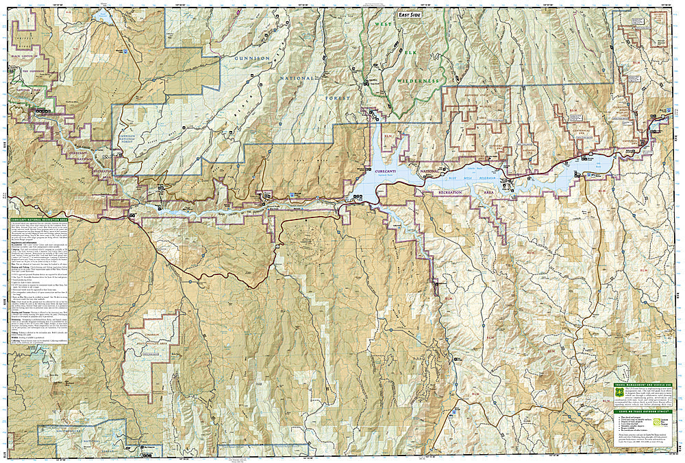 National Geographic Trails Illustrated Colorado Black Canyon Of Gunnison Map TI00000245