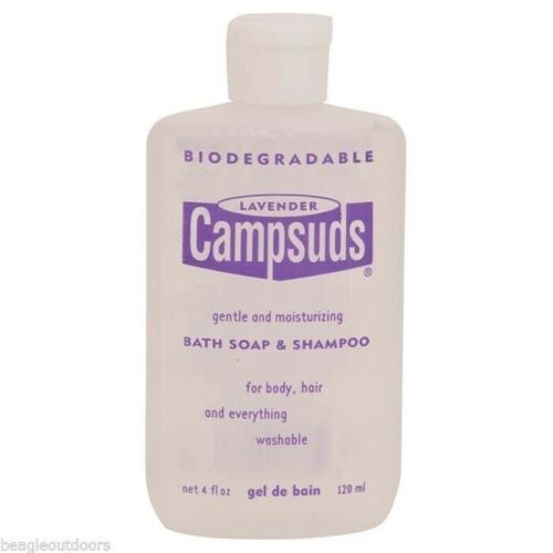 Sierra Dawn Campsuds Camp Soap 4oz Biodegradable Bath / Shampoo Lavender