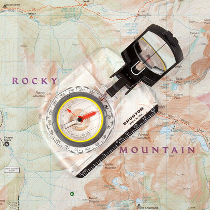 Brunton TruArc 7 Sighting Compass w/Lanyard F-TRUARC7