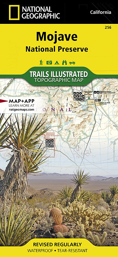 National Geographic Trails Illustrated CA Mojave National Preserve Map TI00000256