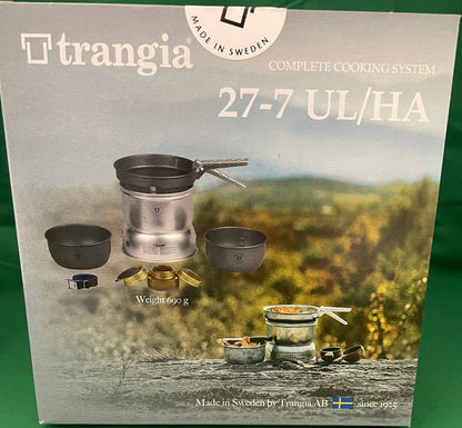 Trangia Storm Cooker 27-7 UL/HA Alcohol Stove Cook Set w/Pots & Fry Pan