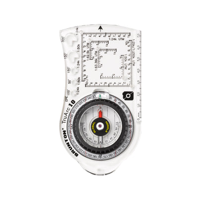 Brunton TruArc 10 Luminescent Baseplate Compass w/Lanyard F-TRUARC10-GLOW