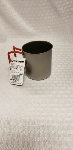 EverTI Mug 300 FH Titanium Single Wall 300ml Cup w/Folding Handles EBY266R