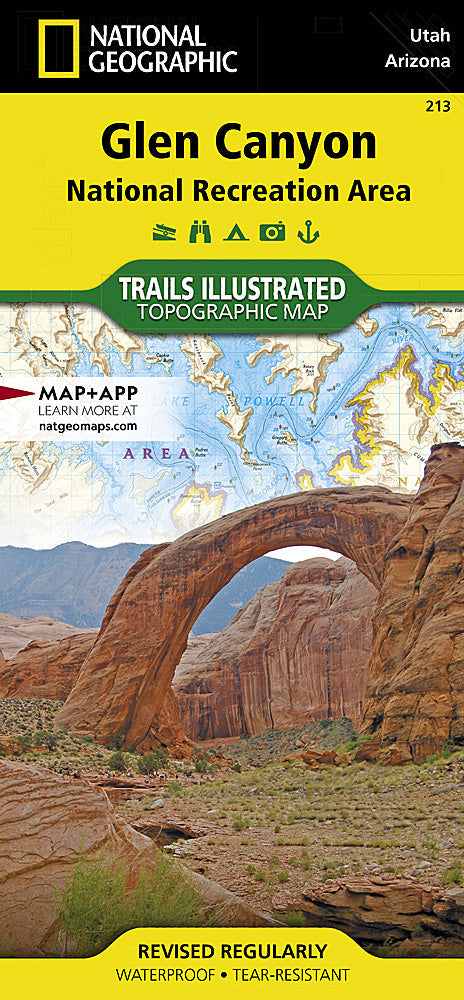 National Geographic Trails Illustrated UT/AZ Glen Canyon National Park Map TI00000213