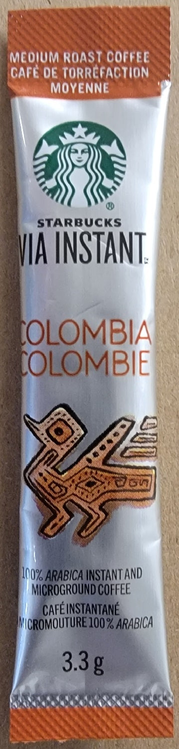 Starbucks VIA Colombia Coffee Single