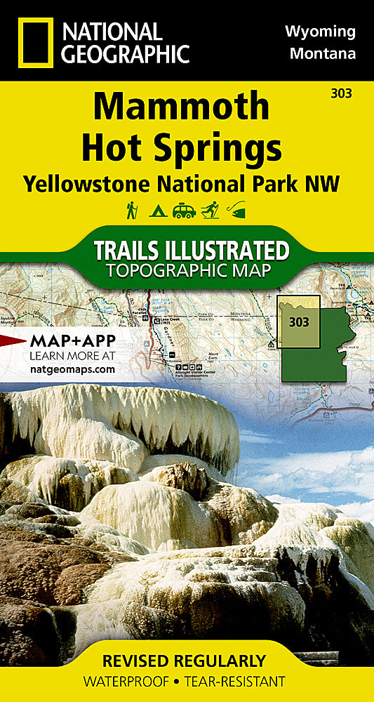 National Geographic Yellowstone Nat Park Map Bundle TI01020579B