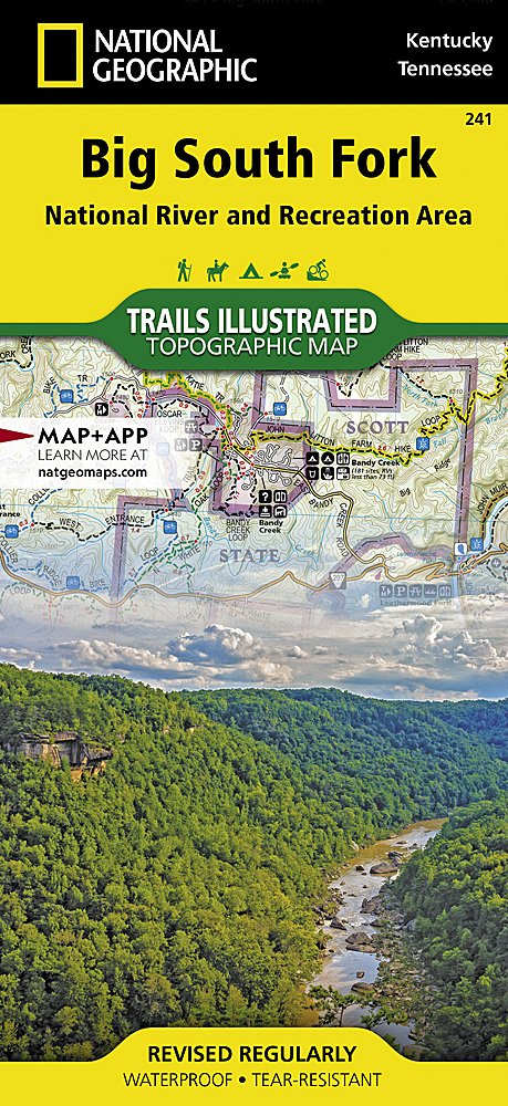National Geographic Trails Illustrated KY/TN Big South Fork Natl Area Map TI00000241