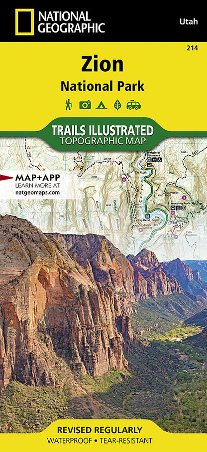 National Geographic UT Mighty 5 Park Map Pack Bundle TI01020773B