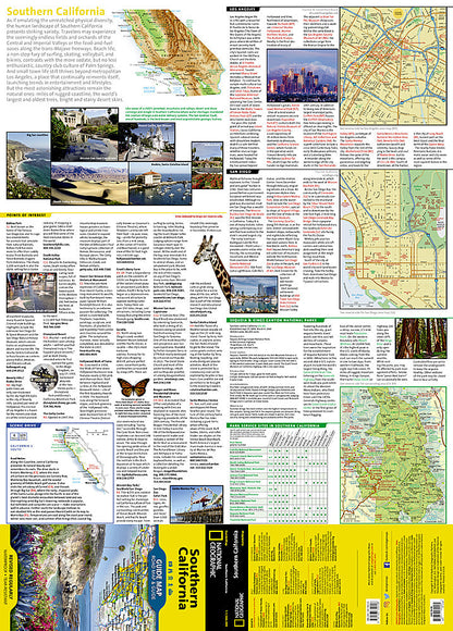 National Geographic Guide Map Southern California Road Map Travel GM00620379