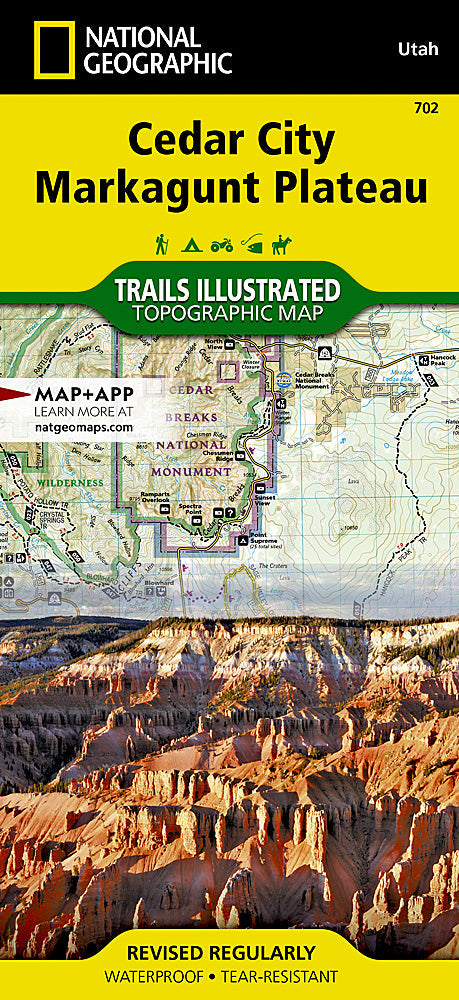 National Geographic UT Cedar Mtn/ Pine Valley Mtn Trails Illustrated Map TI00000702