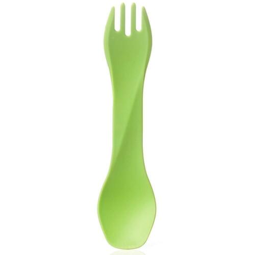 Humangear GoBites Uno Spoon/Fork Combo Utensil Light Green OEM - Sturdy BPA-Free