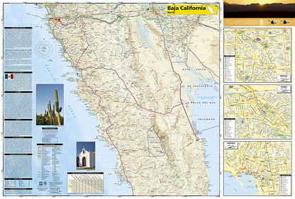 National Geographic Adventure Map Baja North: Baja CA (Mexico) AD00003103