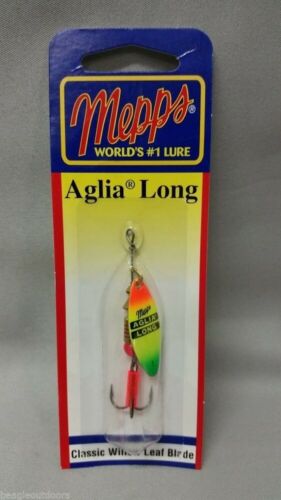 Mepps Aglia Long #1 1/6oz Hot Firetiger Spinner Lure AL1HFT