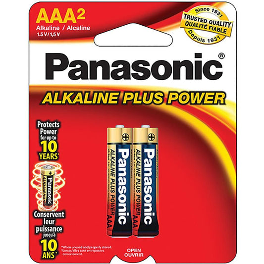 Panasonic Alkaline Plus Power AAA 2-Pack