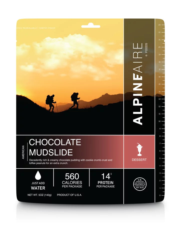 AlpineAire Chocolate Mudslide w/Toffee Peanuts Camping Food Pouch 60909