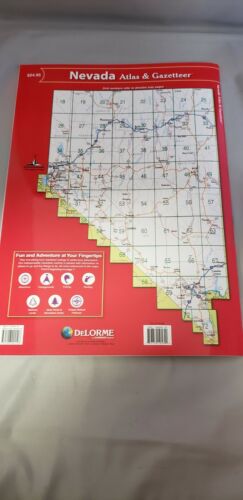 Delorme Nevada NV Atlas & Gazetteer Map Newest Edition Topographic / Road Maps