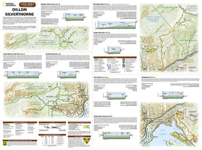 National Geographic TI Dillon Silverthorne CO Local Trails Topo Map & Guide TI00000607