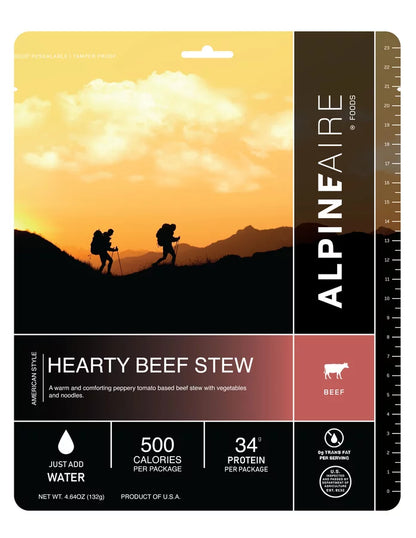 AlpineAire American Style Hearty Beef Stew Freeze Dried Camping Food Pouch 60400