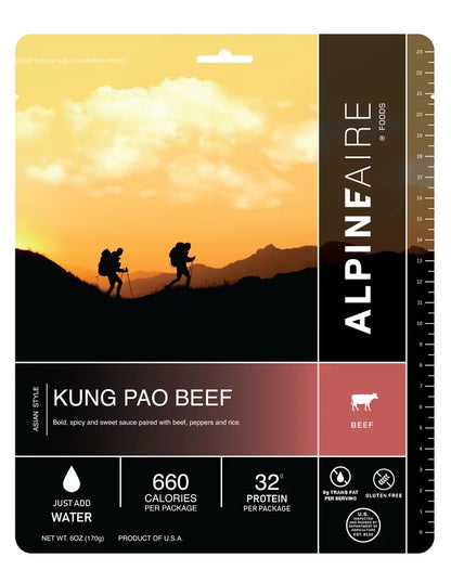 AlpineAire Asian Style Kung Pao Beef Freeze Dried Camping Food Pouch 60410