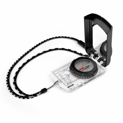 Silva Ranger 2.0 Quad US Liquid-Filled Mirror Sighting Compass Black w/Lanyard