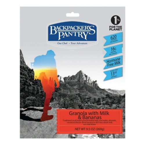 Backpacker's Pantry Granola w/Milk & Bananas 2-Serving Freeze Dried Camp Food