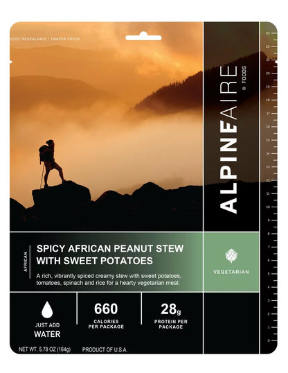 AlpineAire Spicy African Peanut Stew w/Sweet Potato Freeze Dried Camp Food 60135