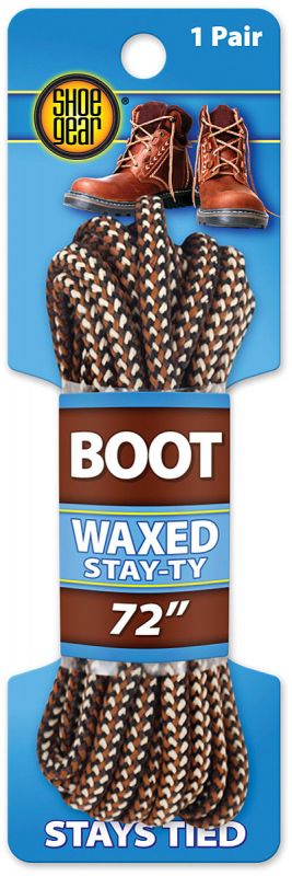 Shoe Gear Waxed Boot Laces 72" Rattle Snake 311-42