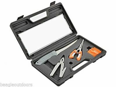 South Bend Portable Sportsmens Kit, Knife, Knife Sharpener, Pliers SBKT-HB1