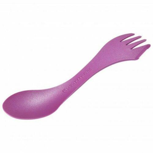 Light My Fire Spork Original Spoon-Fork-Knife Combo Utensil Pink Metal