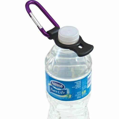 Bison Designs Bottle Bandit Bottled Water Carrier w/7cm Purple Carabiner