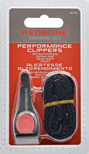 Hurricane Redbone Performance Stainless Clippers w/Jig Eye Cleaner & Lanyard