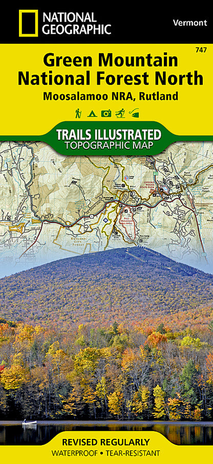 National Geographic VT Green Mountain NF Map Pack Bundle TI01021128B