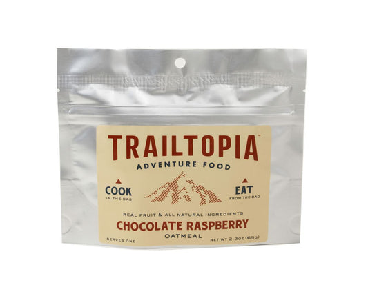 Trailtopia Chocolate Raspberry Oatmeal 1 Serving