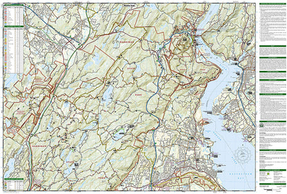 National Geographic NY Harriman, Bear Mountain Trails Illustrated Map TI00000756