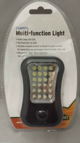 Stansport Camper's Multi-Function Hanging Light Campers Magnetic Flashlight 116